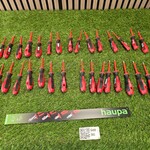 Profesionele elektra schroevendraaiers Haupa, Partij, zwart/rood